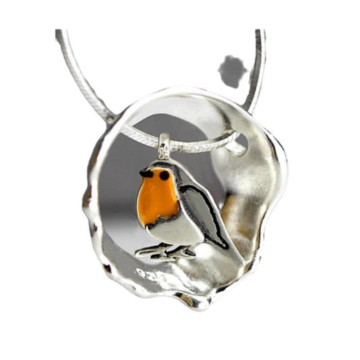 Cezarine -  Necklace With a Robin | 1+ 1 Free