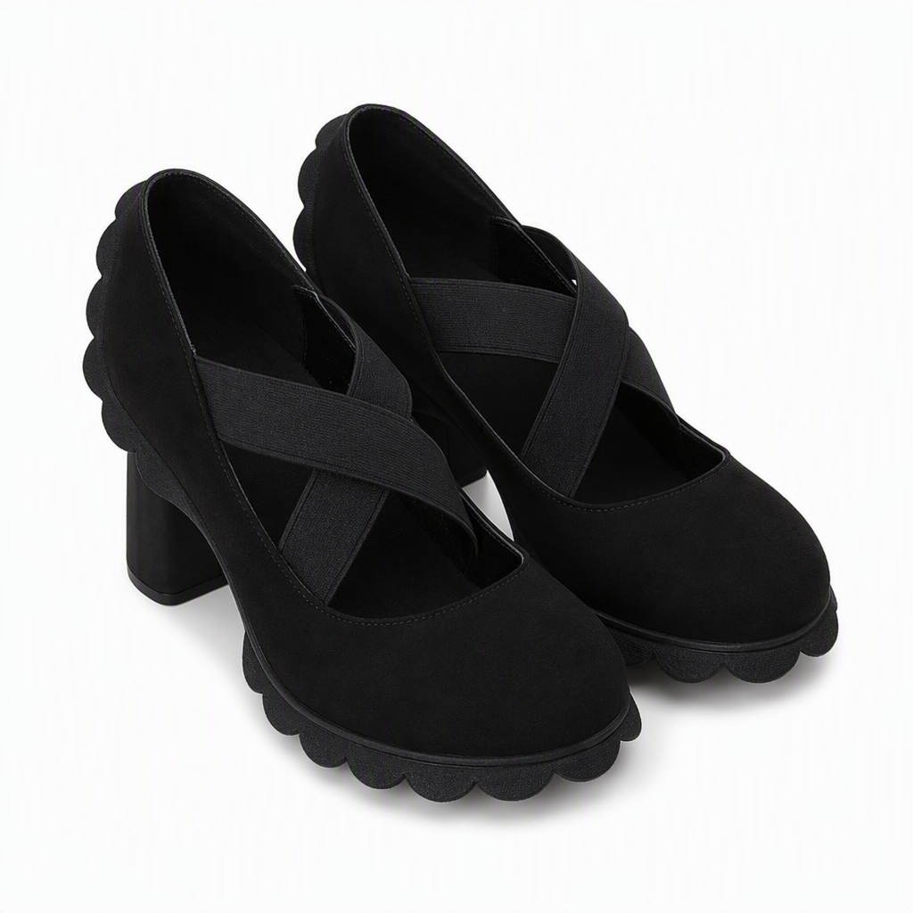 Oriaeaura - Mary Jane Style Shoes With Crossed Straps