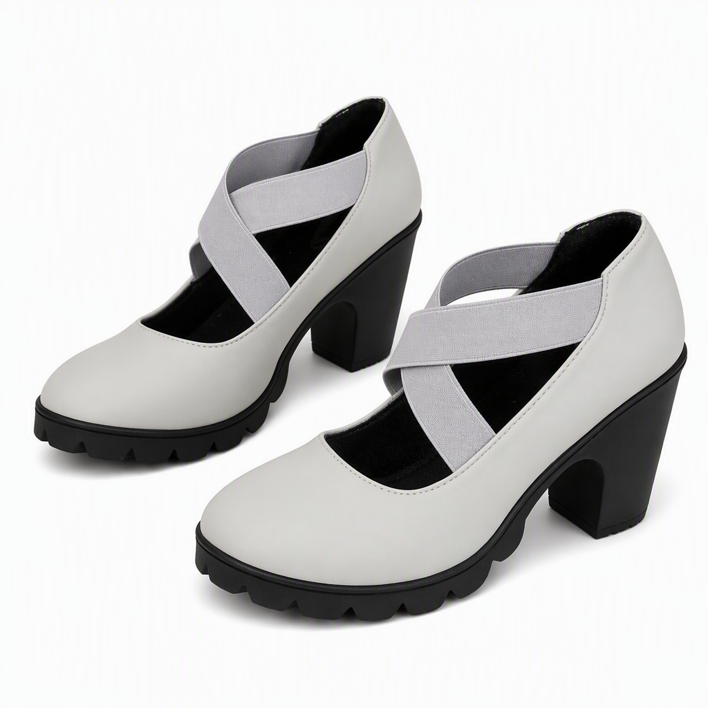 Oriaeaura - Mary Jane Style Shoes With Crossed Straps