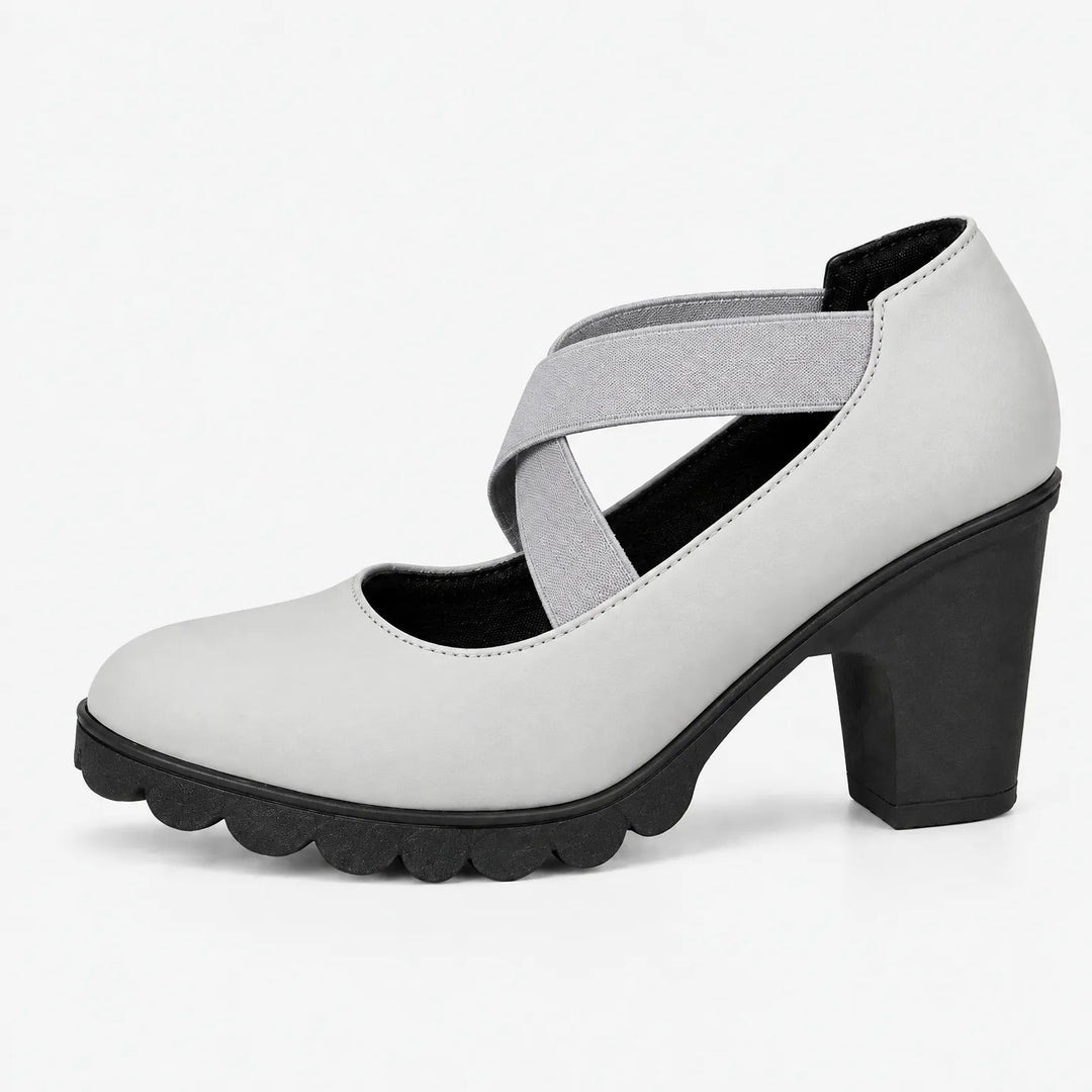 Oriaeaura - Mary Jane Style Shoes With Crossed Straps