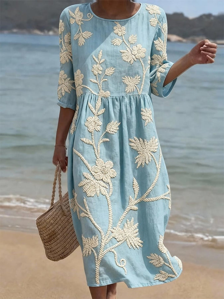 Kleopatra - Embroidered Vintage Dress