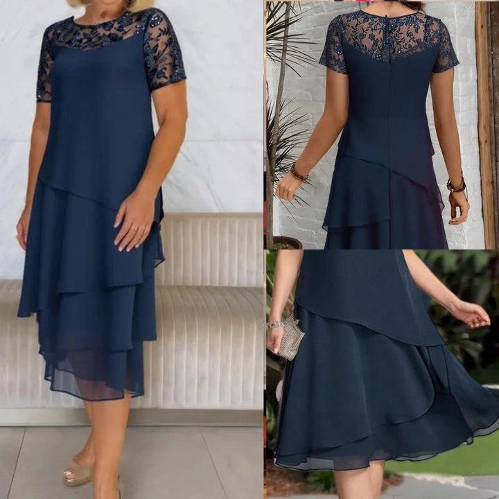Relasha - Fashionable Lace Dress