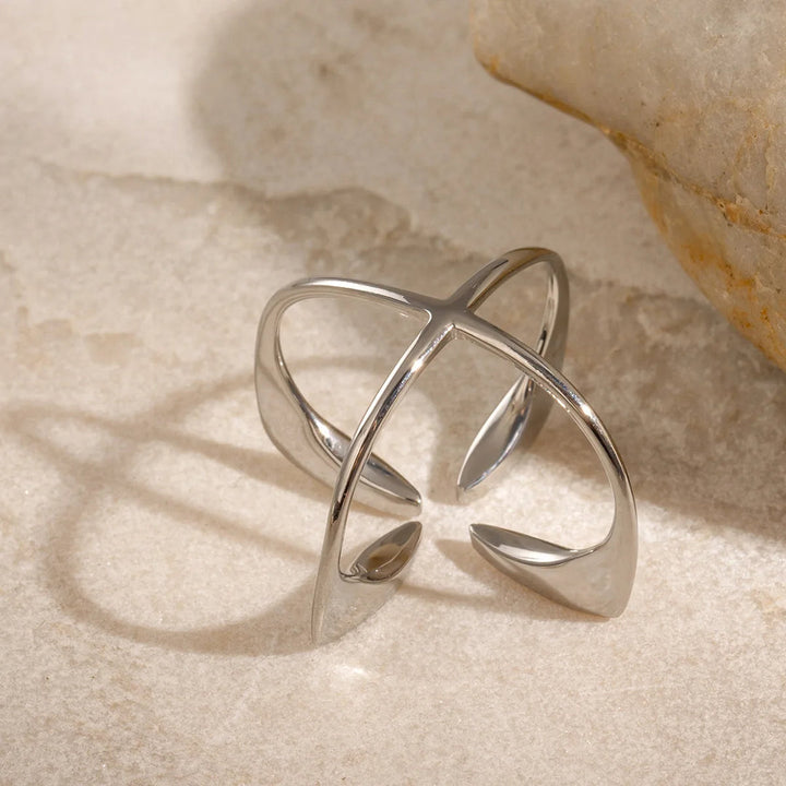 Gerti  - Four Points Sterling Silver Ring