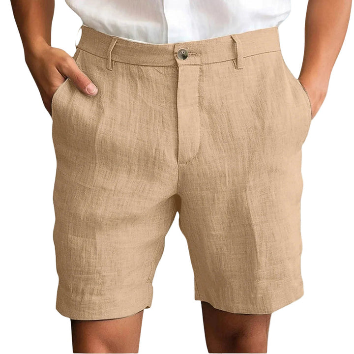 Fotis - Elegant Linen Shorts