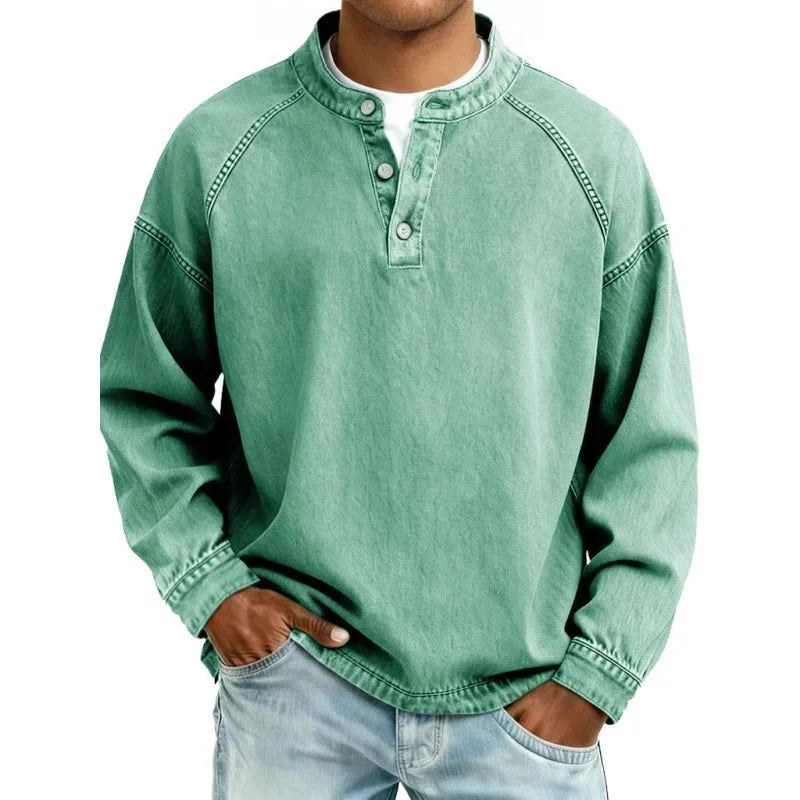 Stuart - Vintage Shirt With Button