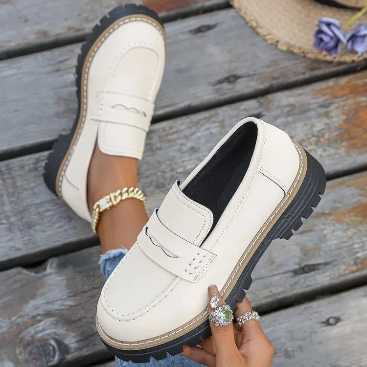 Chiazuforge - Round Toe Non-Slip Loafer