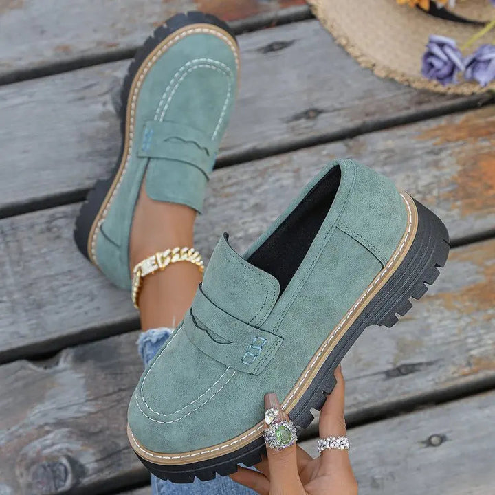 Chiazuforge - Round Toe Non-Slip Loafer