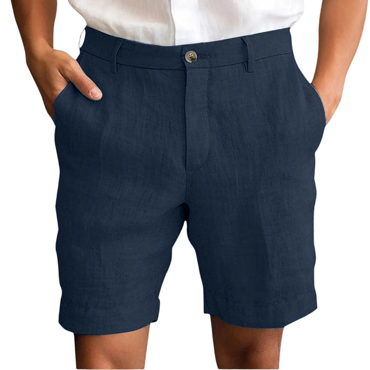 Fotis - Elegant Linen Shorts