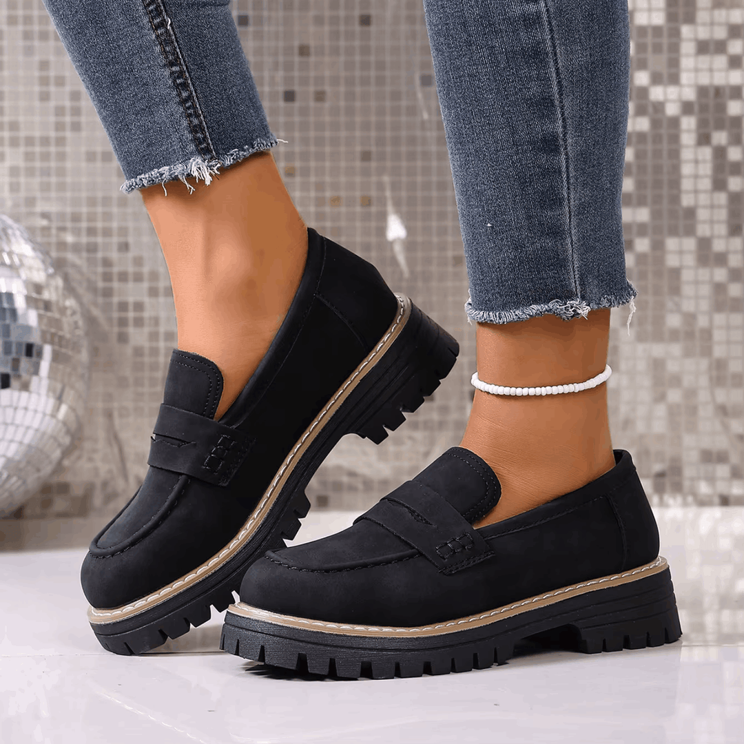Chiazuforge - Round Toe Non-Slip Loafer
