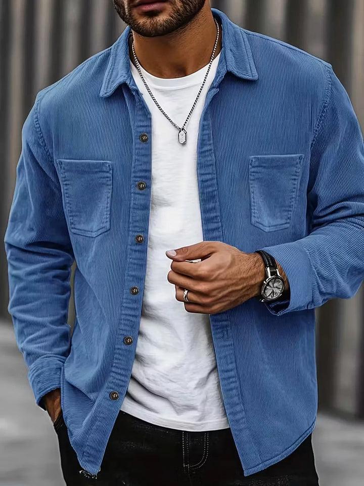 Niroshan - Corduroy Long Sleeve Overshirt