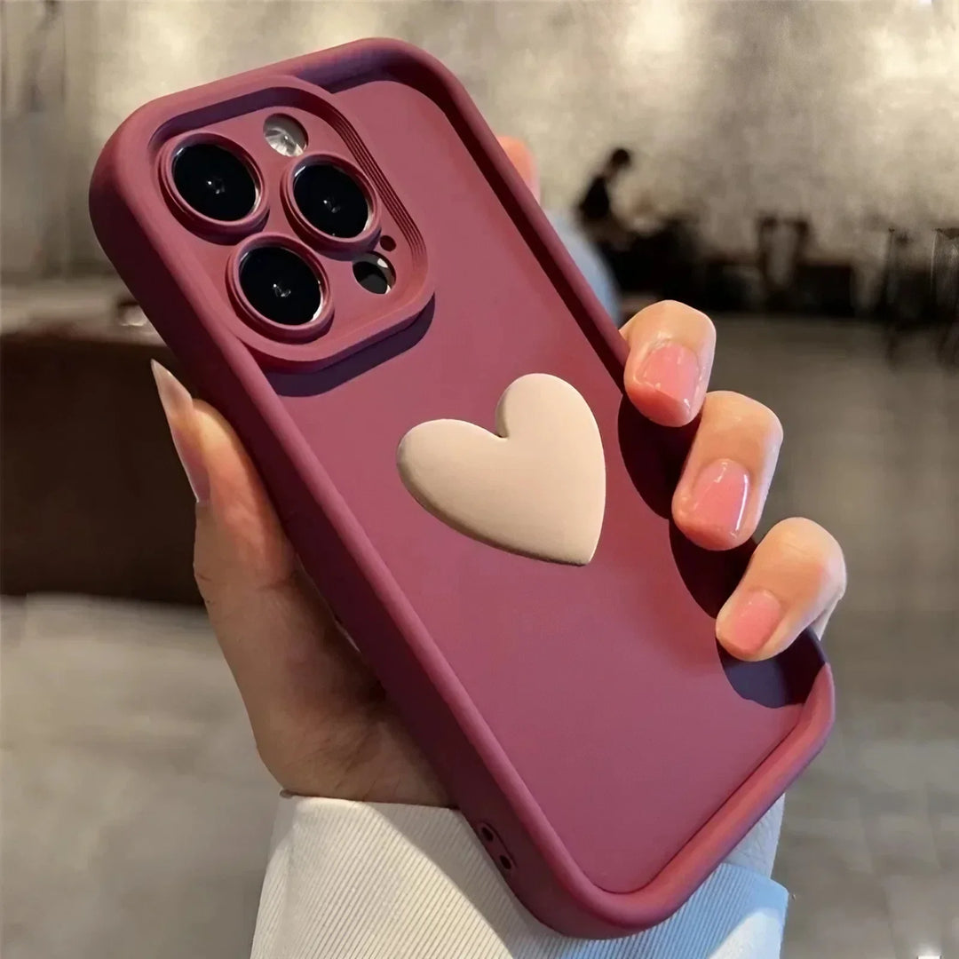 Heartora - Love Story Heart Grip iPhone Case