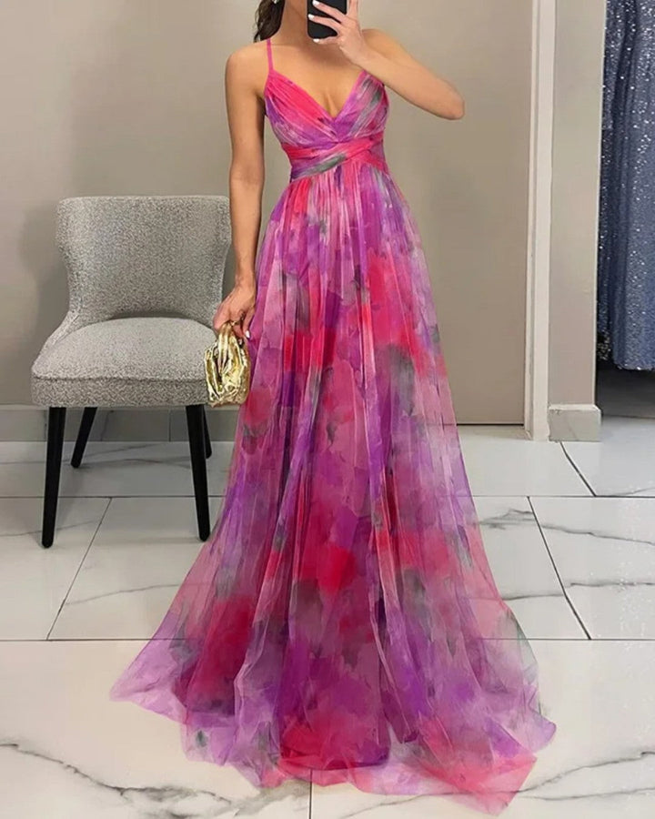 Tunika - Floral Printed Maxi Dress