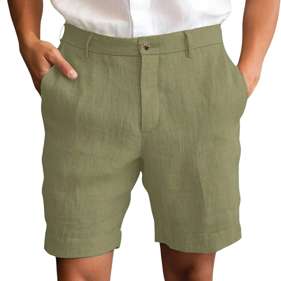 Fotis - Elegant Linen Shorts