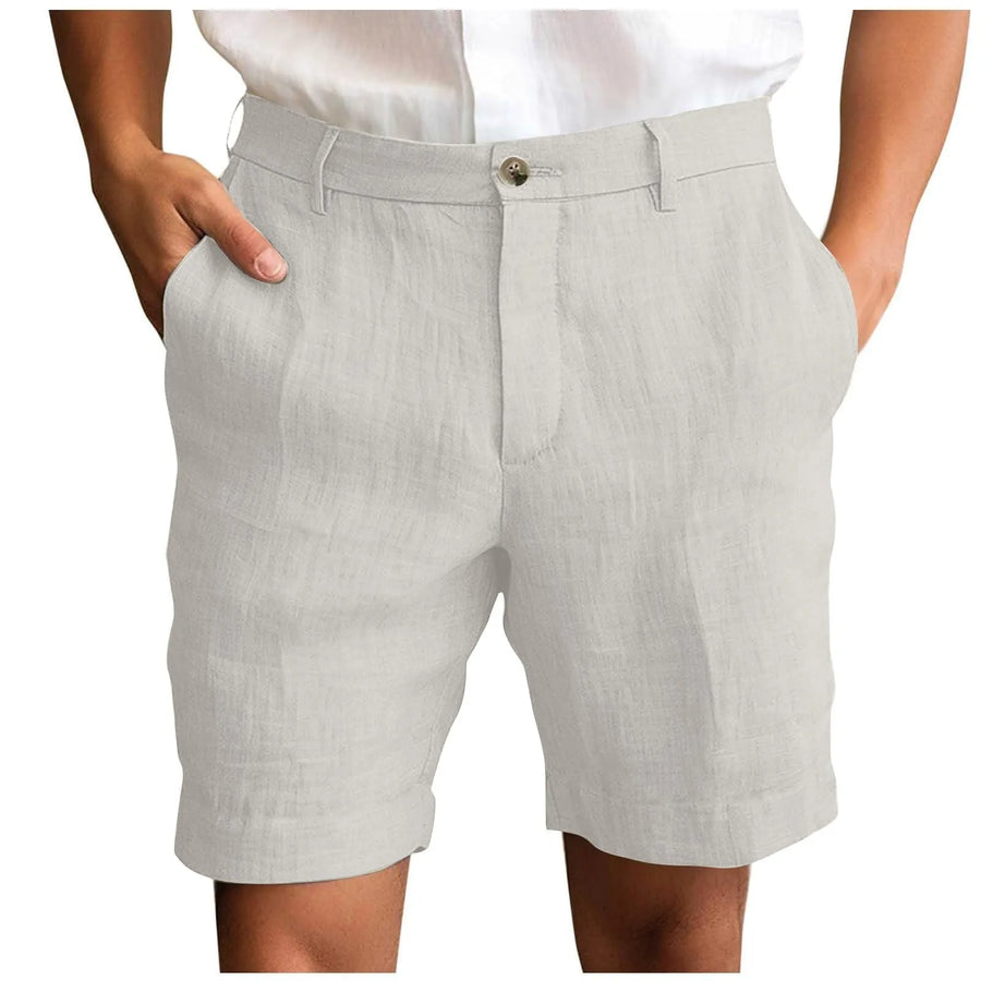 Fotis - Elegant Linen Shorts