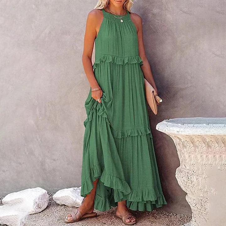 Munalisa - Ruffled Maxi Dress