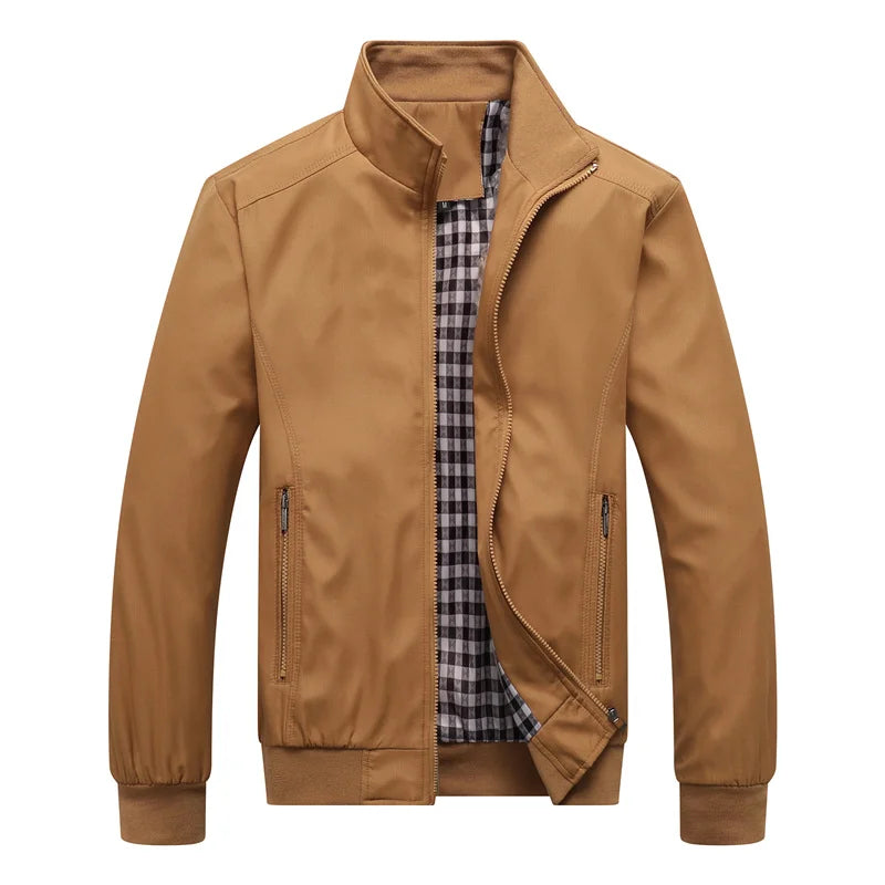 Malaj - Elegant Harrington Bomber Jacket
