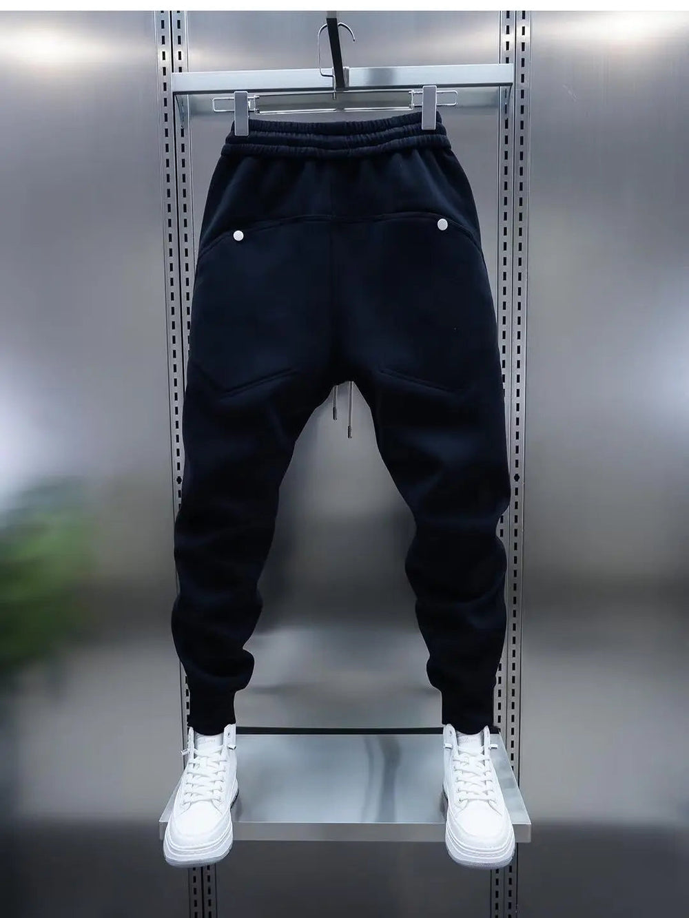 Solari - Casual Fitted Pants With Pockets