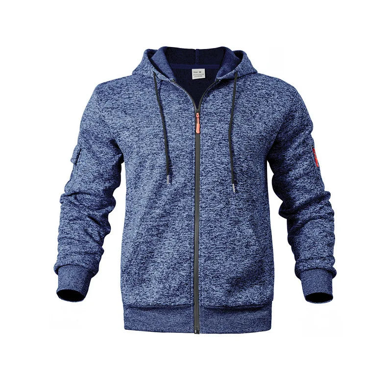 Jesson - Stylish Fleece Hooded Jacket