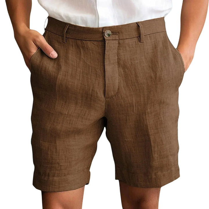 Fotis - Elegant Linen Shorts