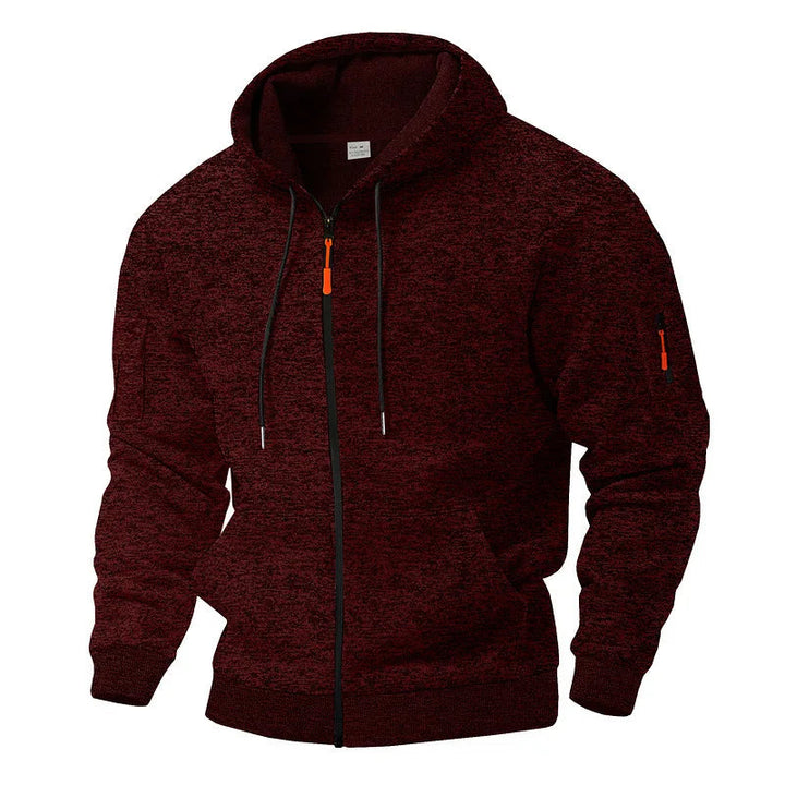 Jesson - Stylish Fleece Hooded Jacket