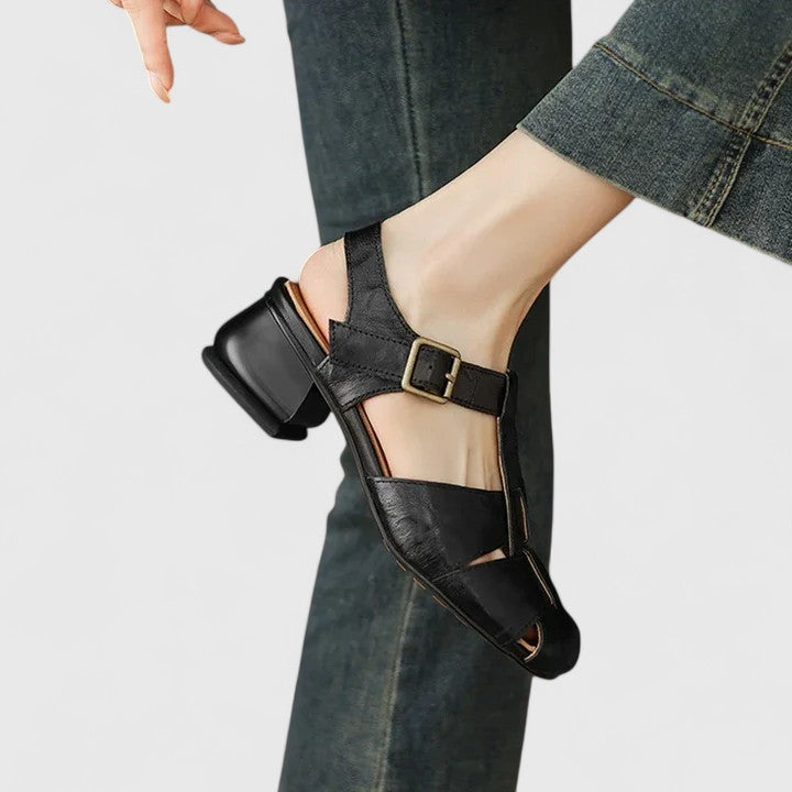 Kathy - Leader Sandal With Buckle Strap