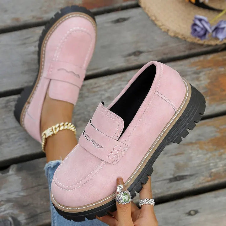 Chiazuforge - Round Toe Non-Slip Loafer