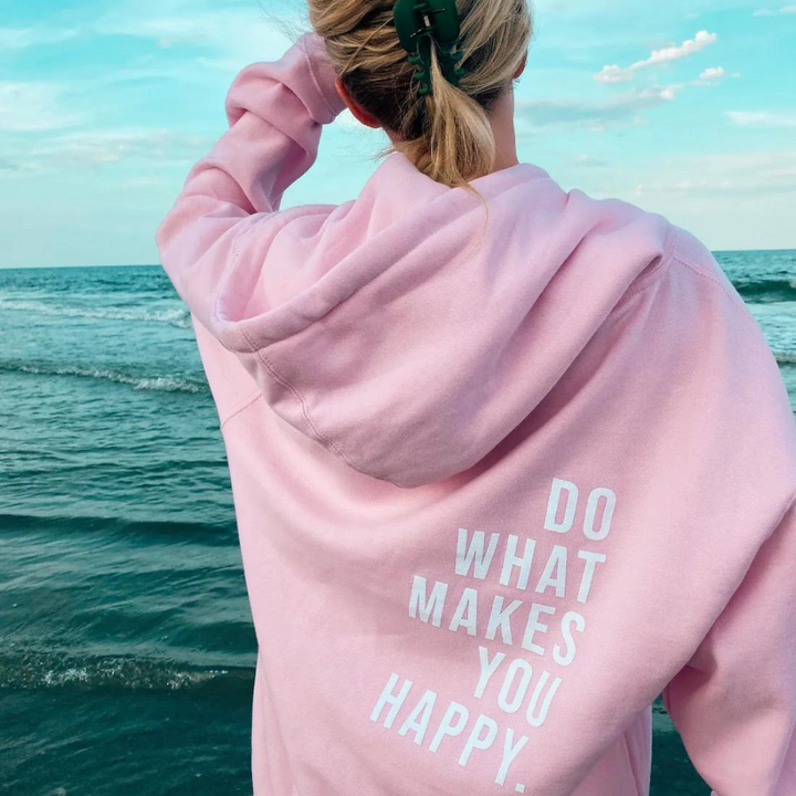 Kelita - Letter Printed Casual Hoodie