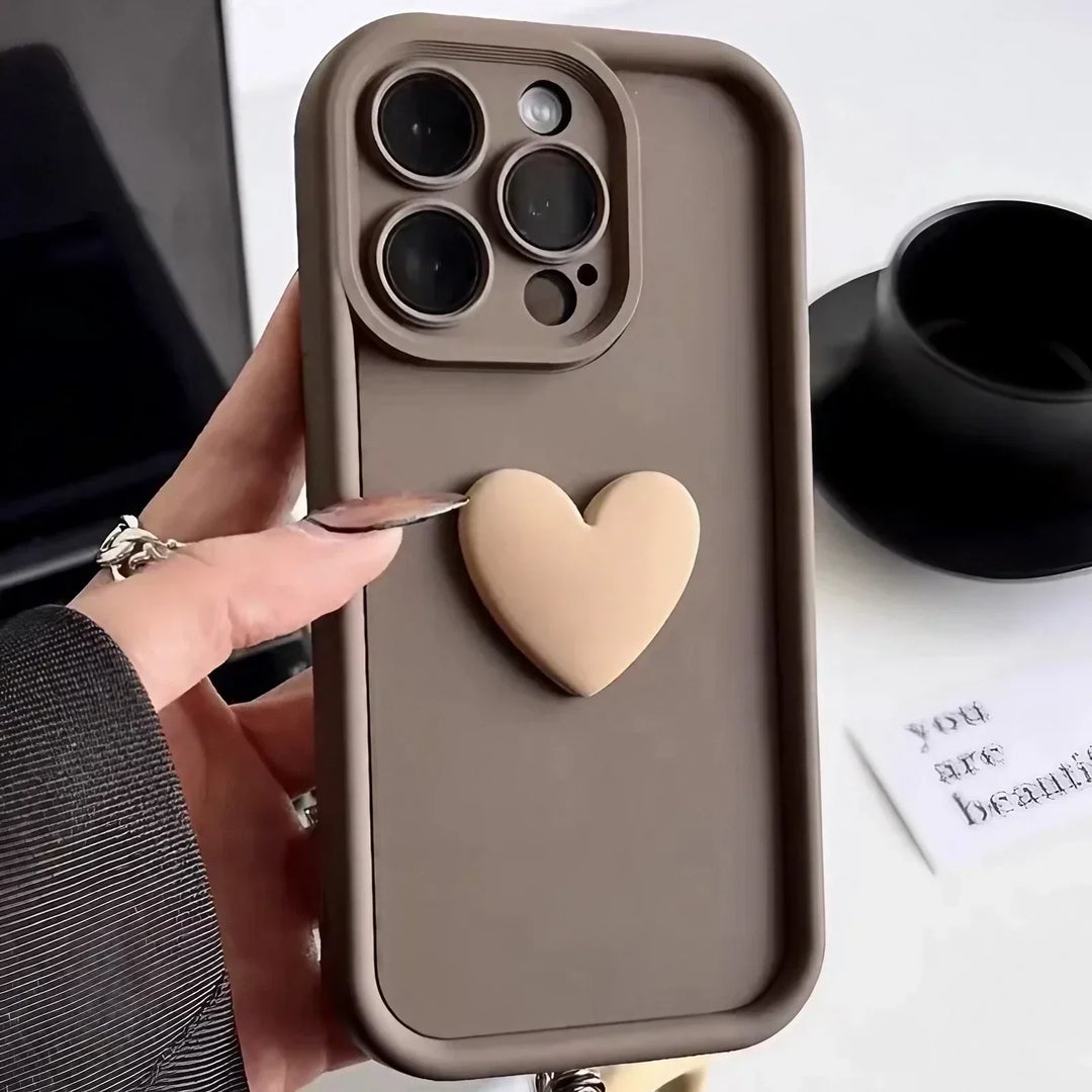 Heartora - Love Story Heart Grip iPhone Case