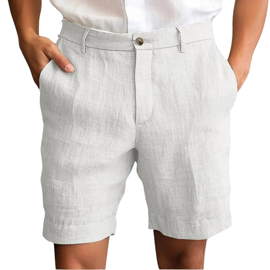 Fotis - Elegant Linen Shorts