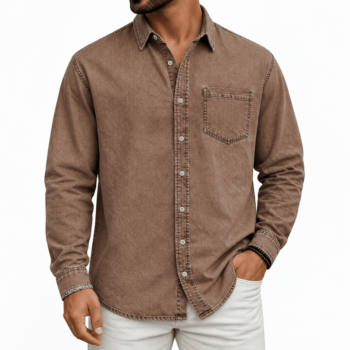 Elro - Denim Shirt With Front Pocket