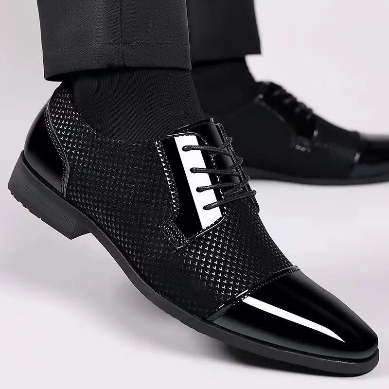 Dernard - Leather Lace-Up Shoes