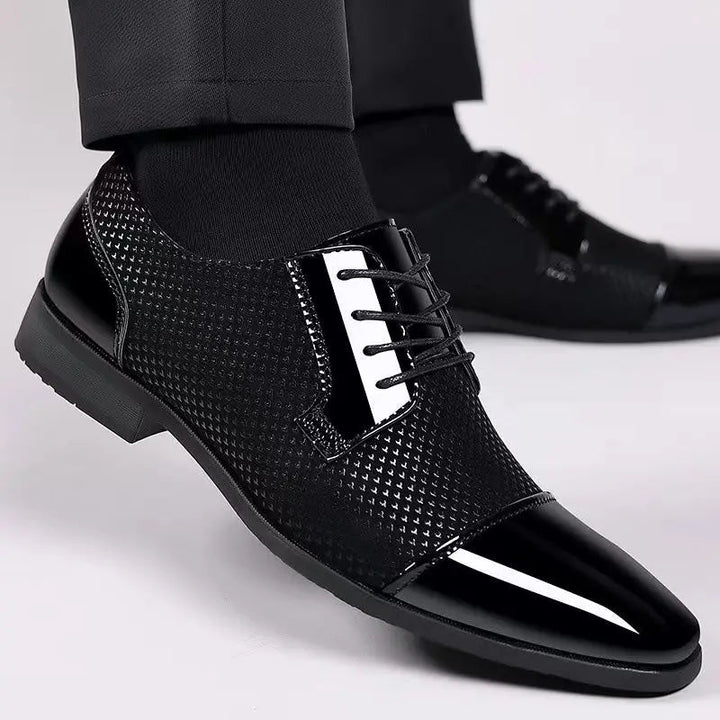 Dernard - Leather Lace-Up Shoes