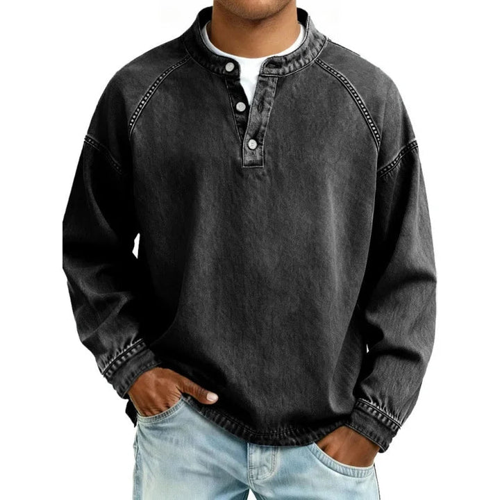 Stuart - Vintage Shirt With Button
