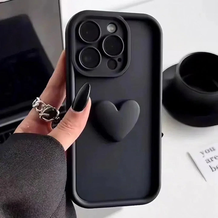 Heartora - Love Story Heart Grip iPhone Case
