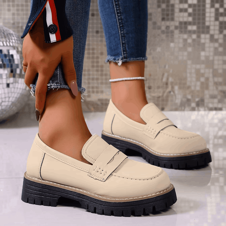 Chiazuforge - Round Toe Non-Slip Loafer