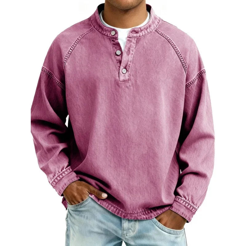 Stuart - Vintage Shirt With Button