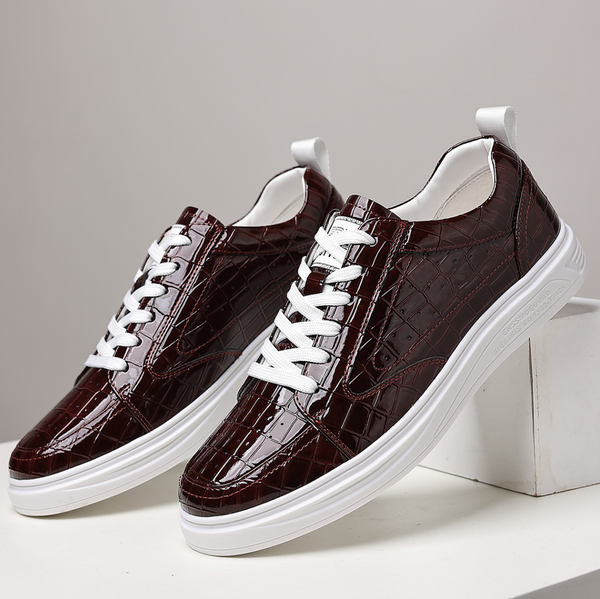 Deion - Leather Lace-Up Sneaker
