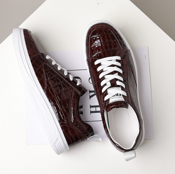Deion - Leather Lace-Up Sneaker