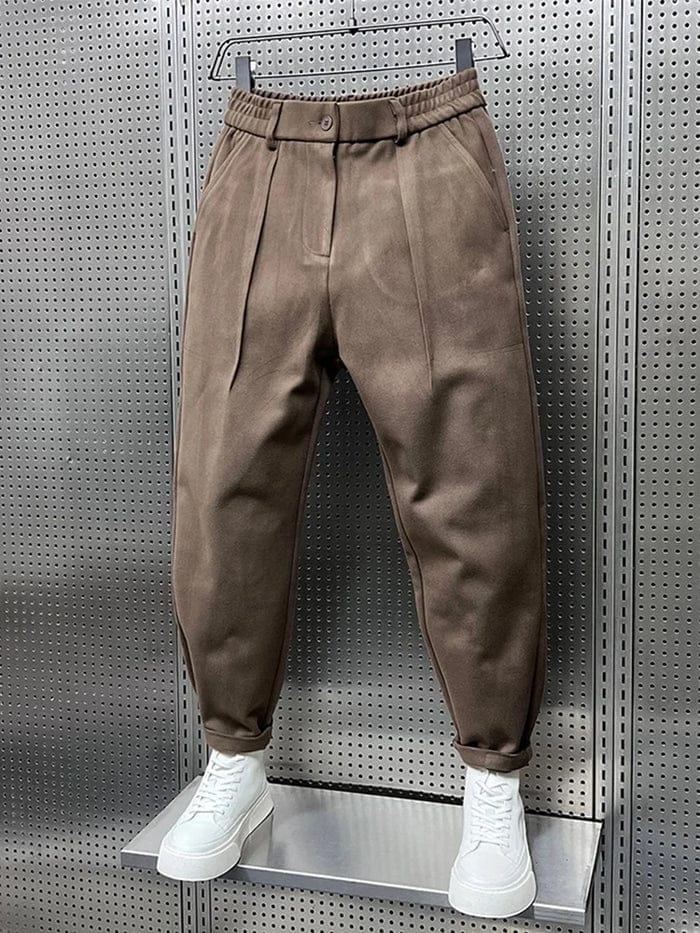 Dianora - High Waist Pleated Tapered Trousers
