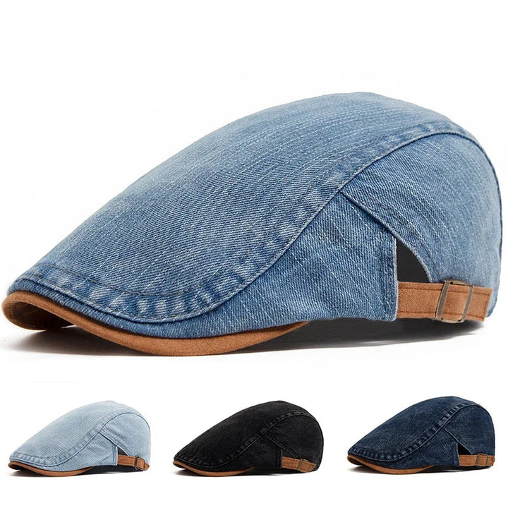 Mullins - Denim Flat Cap | 1+1 Free