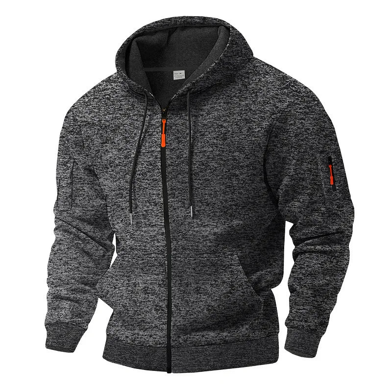Jesson - Stylish Fleece Hooded Jacket