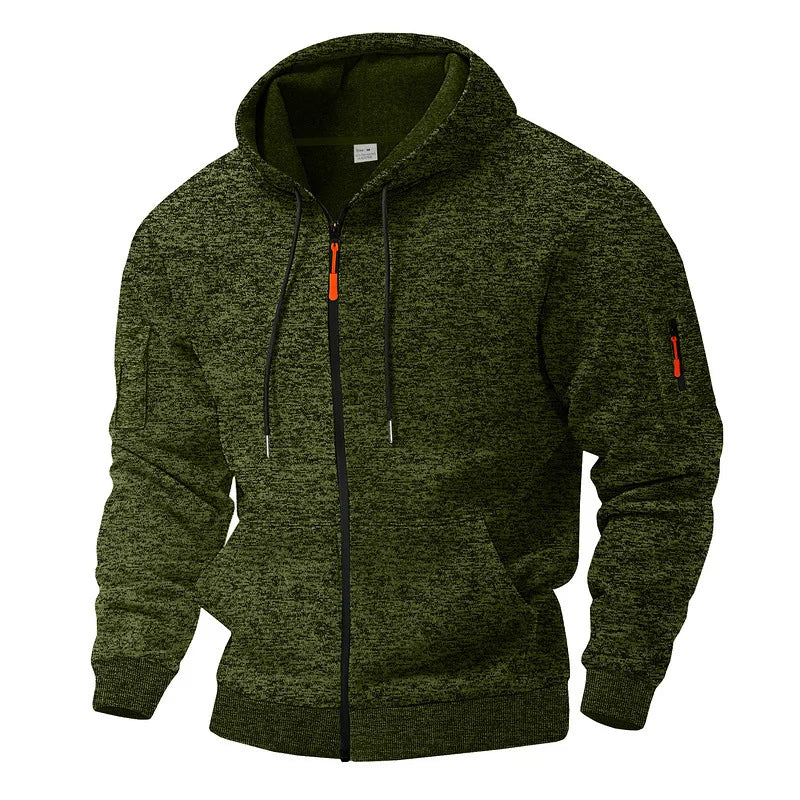 Jesson - Stylish Fleece Hooded Jacket