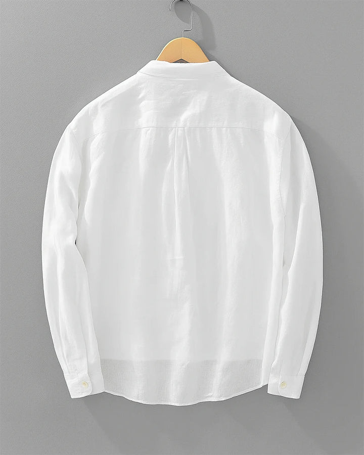 Fabius - Long Sleeve Collar Shirt With Pocket