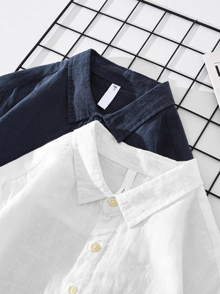 Fabius - Long Sleeve Collar Shirt With Pocket
