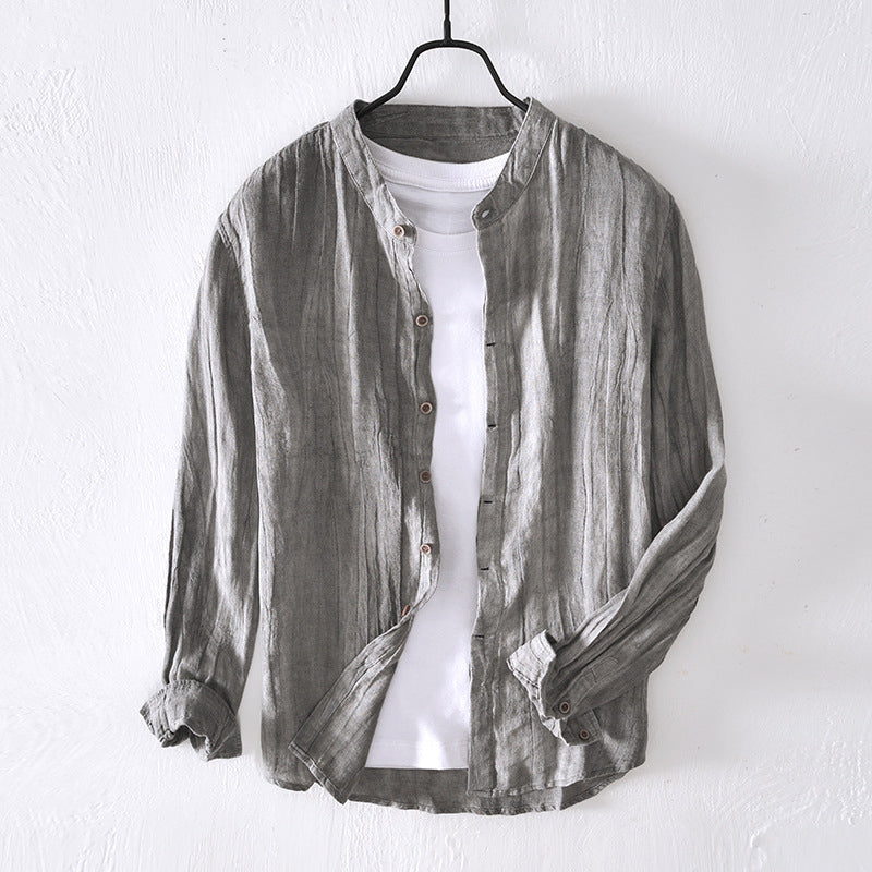 Murilo - Long Sleeve Linen Shirt