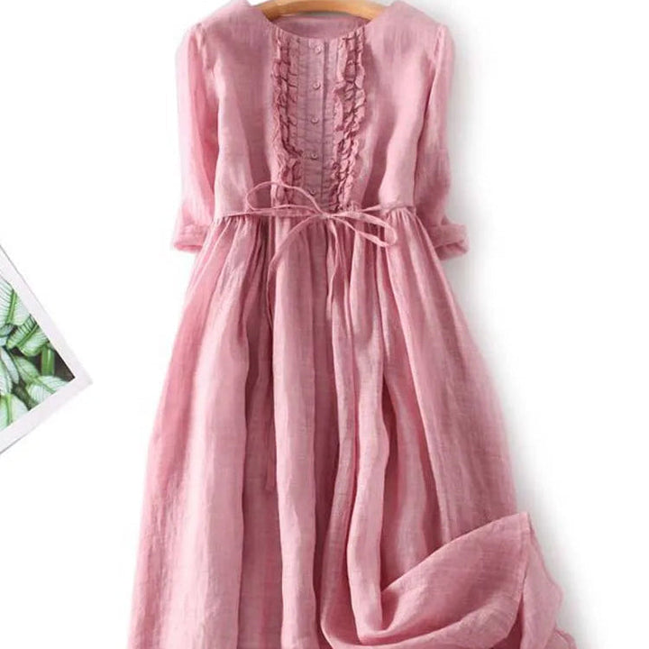 Lithumi - Linen Maxi Dress