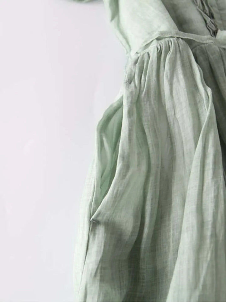 Lithumi - Linen Maxi Dress
