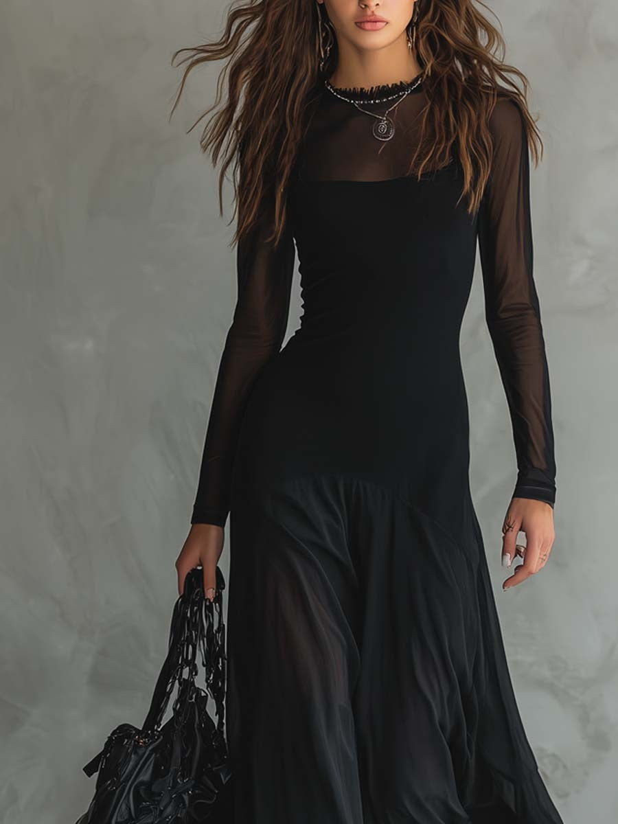 Yovanna - Long Tulle Dress with Ethereal Charm