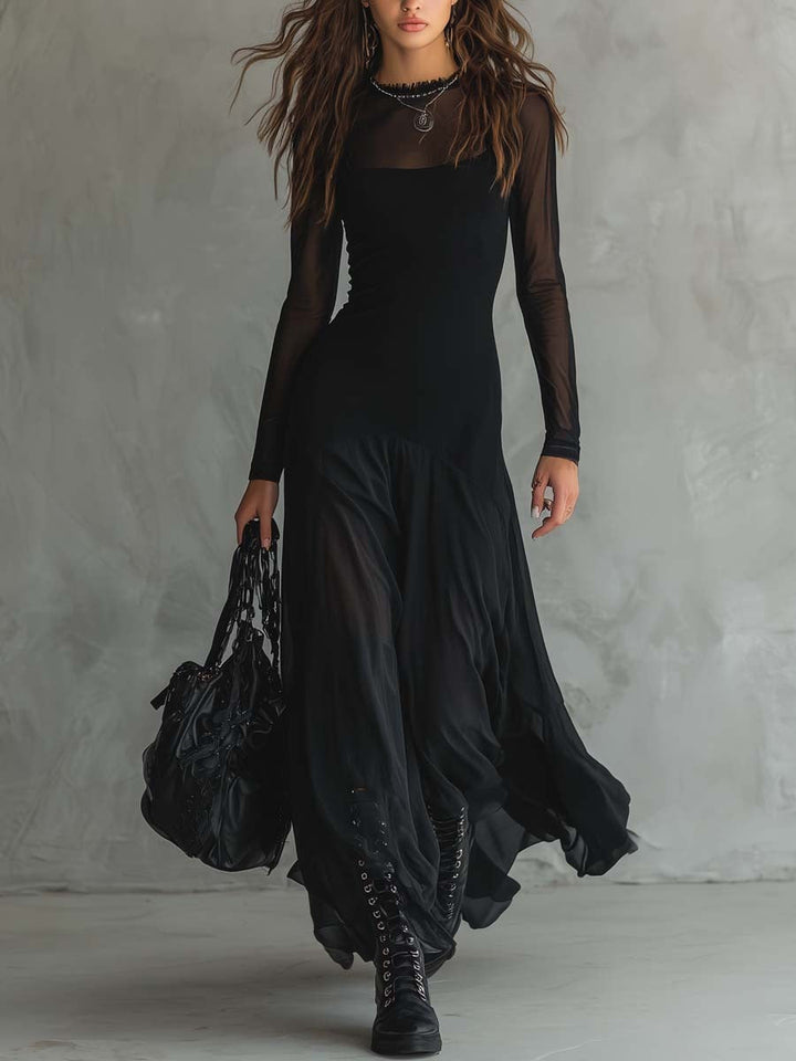 Yovanna - Long Tulle Dress with Ethereal Charm