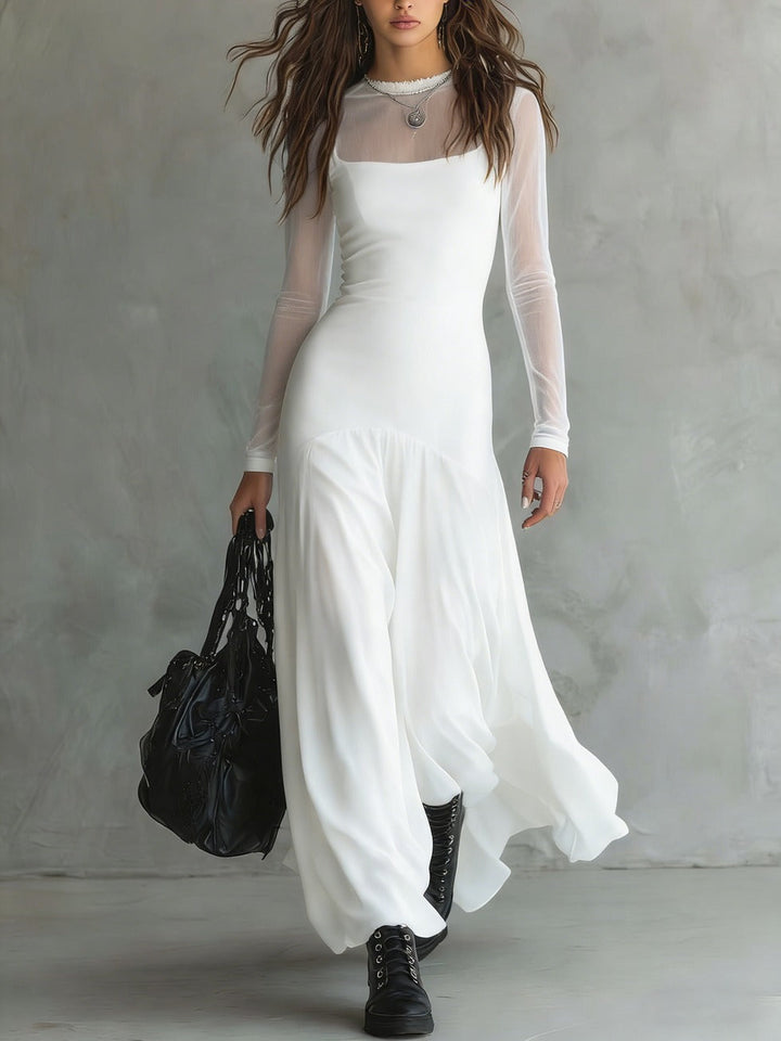 Yovanna - Long Tulle Dress with Ethereal Charm